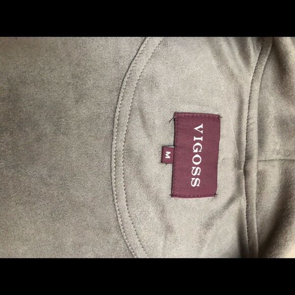 Vigoss grey suede Jacket - Picture 6 of 12